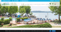 Desktop Screenshot of campingkursaal.it